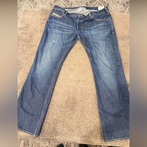 Diesel Zatiny Regular Bootcut Jeans - Dark Blue